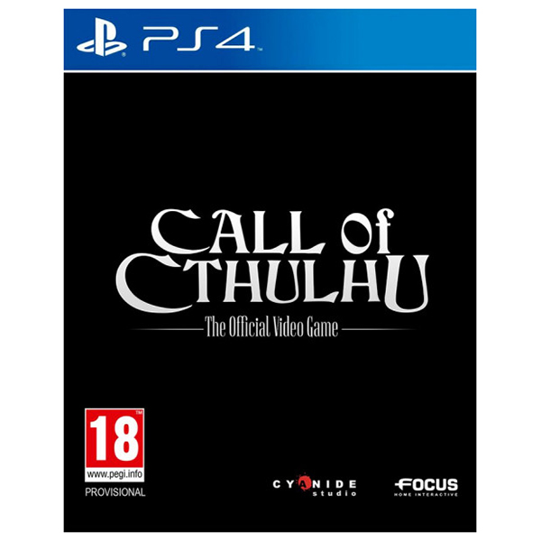 Игра для PS4 Call of Cthulhu (Русские субтитры), Ролевая игра, Стандартное издание, Blu-ray