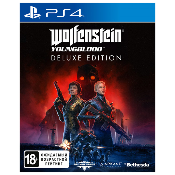 Игра для PS4 Wolfenstein: Youngblood (Русский язык), Шутер от первого лица, Deluxe издание, Blu-ray