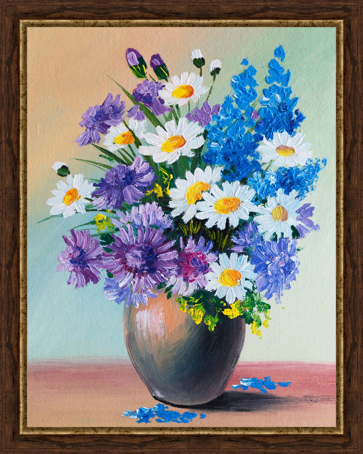 Картина в багете 40x50 см "Букет весенних цветов" BE-103-356