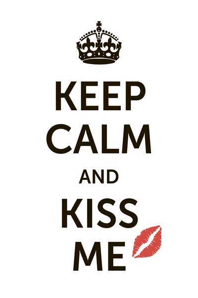Табличка металлическая 20x30 см "Kiss me" TM-113-162