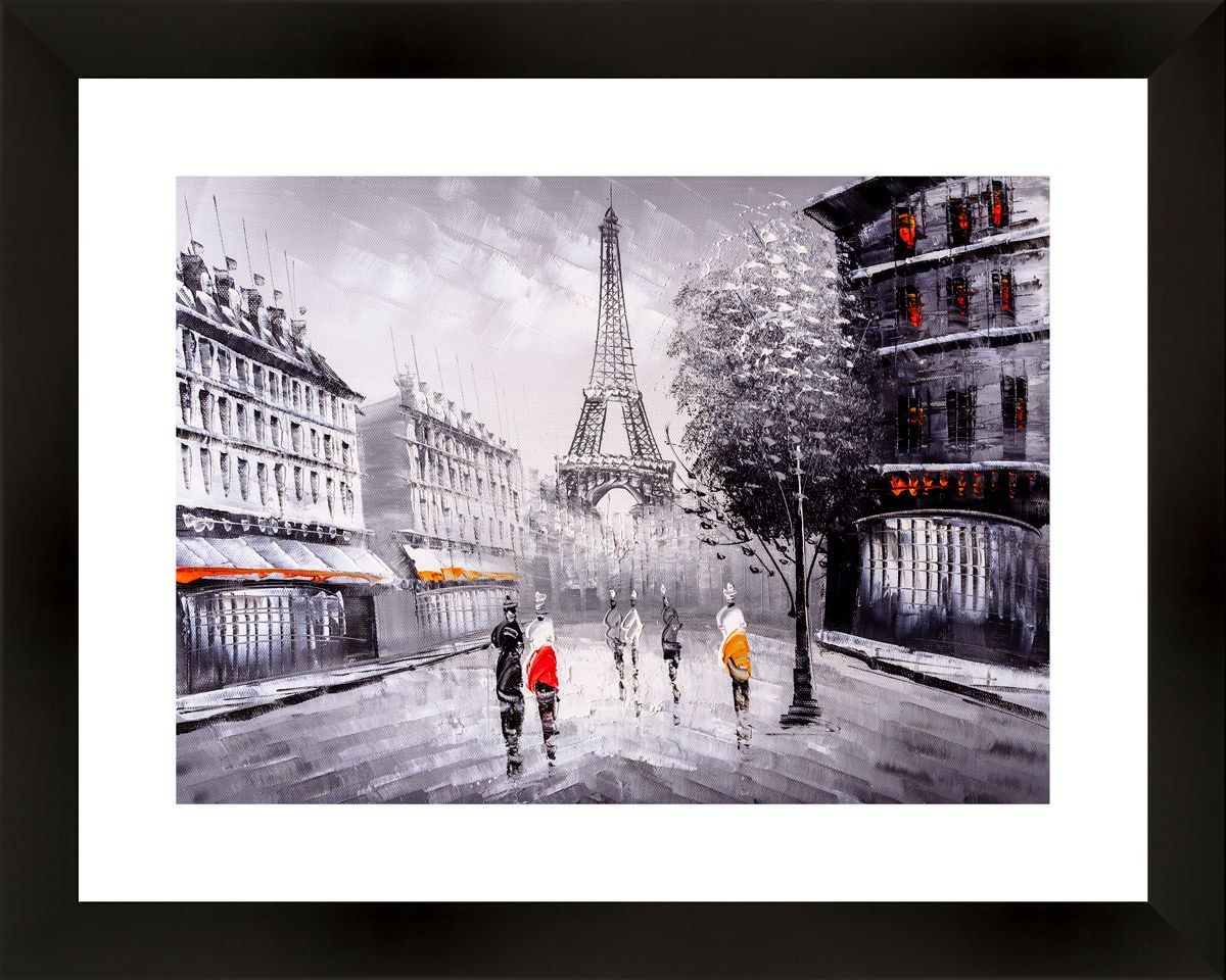 Картина в багете 50x40 см "Париж улица" BE-103-369