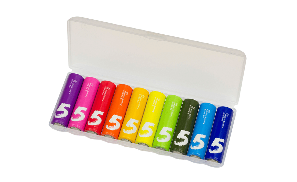 Батарейки алкалиновые  ZMI ZI5 Rainbow AA batteries (10 шт.)