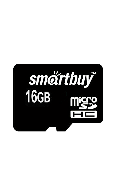 Карта памяти SmartBuy MicroSD HC 16 ГБ class 10 (с адаптером)