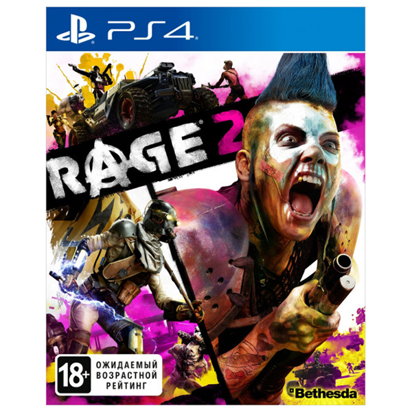 Игра для PS4 RAGE 2 (Русский язык), Шутер от первого лица, Стандартное издание, Blu-ray