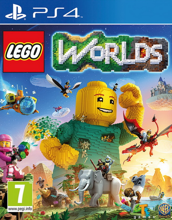 Игра для PS4 LEGO Worlds (Русский язык), Приключенческий боевик, Стандартное издание, Blu-ray
