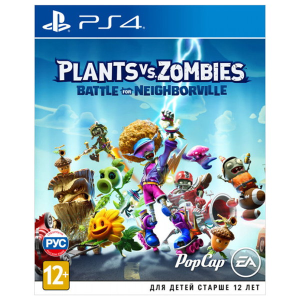 Игра для PS4 Plants vs. Zombies: Битва за Нейборвиль (Русские субтитры), Экшн, Стандартное издание, Blu-ray