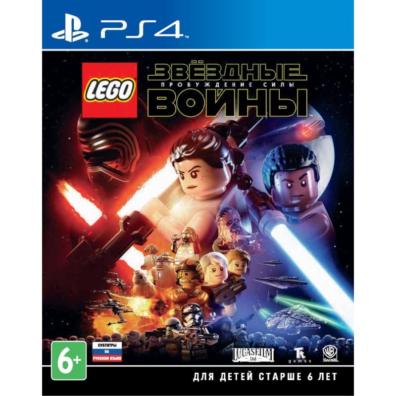 Игра для PS4 LEGO Звездные войны: Пробуждение Силы (Русские субтитры), Приключенческий боевик, Стандартное издание, Blu-ray