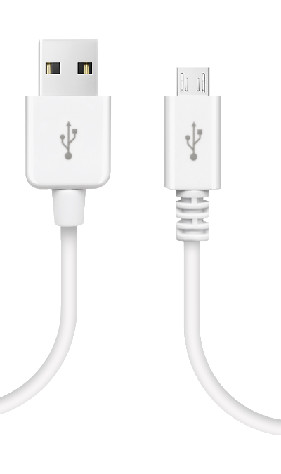 Кабель Bron micro USB (белый)