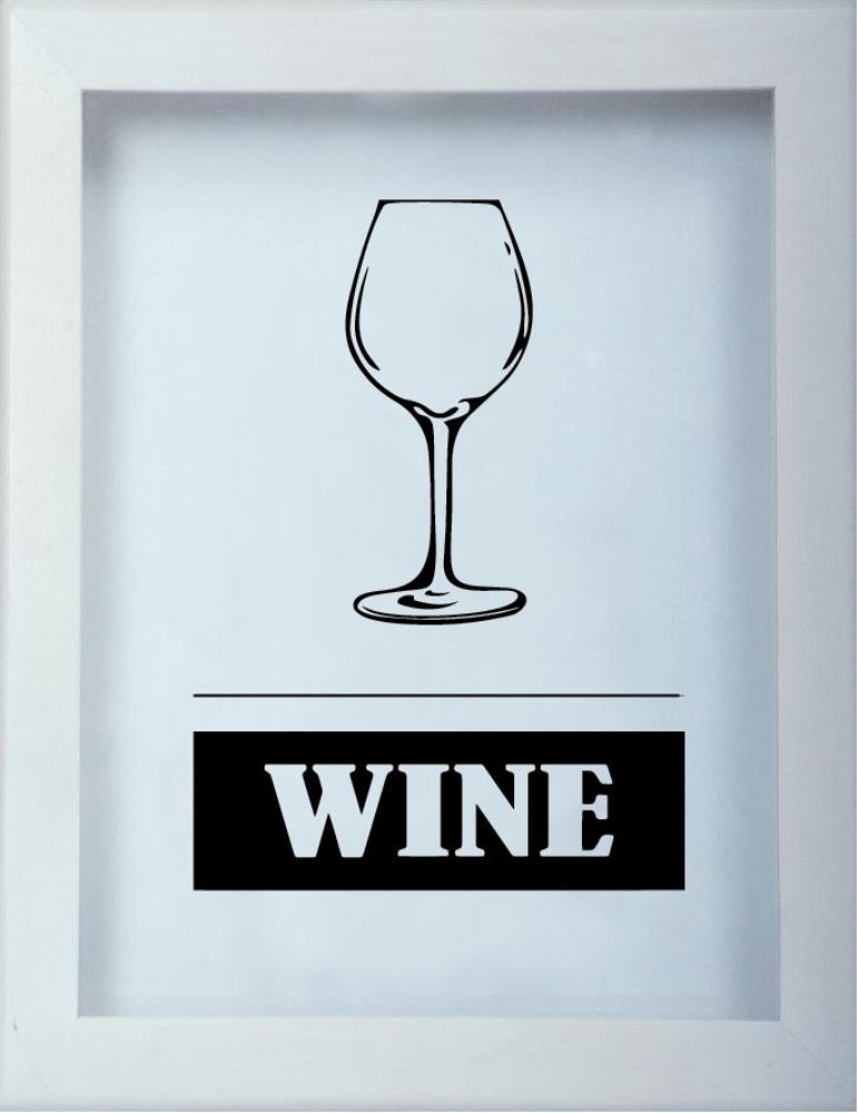 Копилка для винных пробок WINE 22x26 Белый KD-022-106