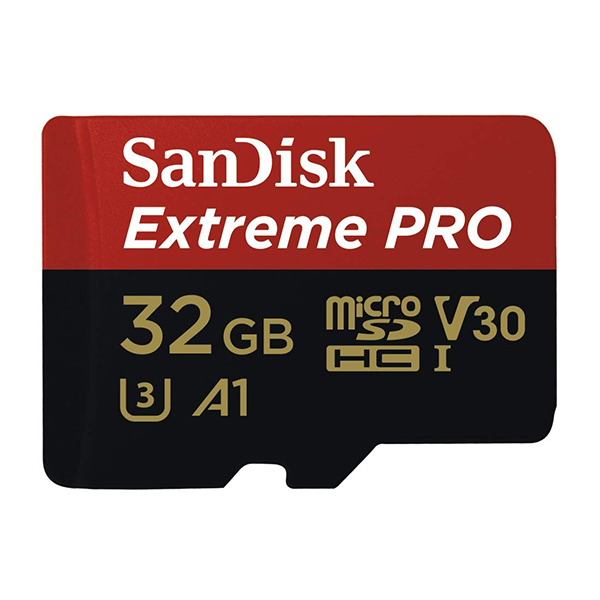 Карта памяти microSDHC 32Гб SanDisk Extreme Pro, с адаптером